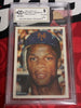 1986 Sportflics/Tristar Hidden Treasures #97 Darryl Strawberry Game-Used Bat BCCG 9