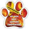 Paw Magnets - First Responders: (Firefighters Dog)