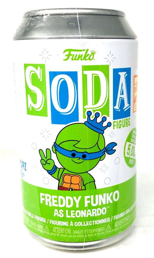 Funko Soda: Freddy Funko - Freddy Funko as Leonardo Sealed Can - Sweets and Geeks