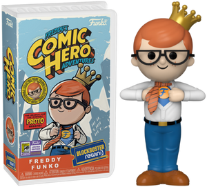 Funko Blockbuster Rewind: Freddy's Comic Hero Adventures - Freddy Funko (SDCC Exclusive) (Opened) (Common) - Sweets and Geeks