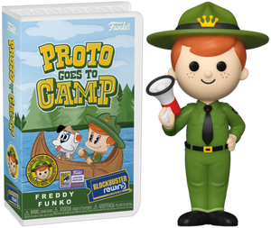 Funko Blockbuster Rewind: Proto Goes to Camp - Freddy Funko (SDCC Exclusive) (Opened) (Common) - Sweets and Geeks