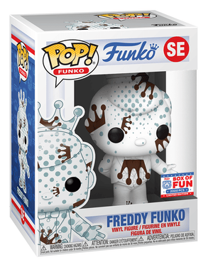 Funko Pop! Funko - Freddy Funko (Artist Series) (White & Brown with Dots)  #SE - Sweets and Geeks