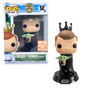 Funko Pop! Camp Fundays - Freddy Funko as Luke Skywalker with Grogu #SE (Camp Funday's 4,000 Pieces) - Sweets and Geeks