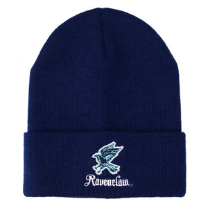 Harry Potter - Ravenclaw House Flat Embroidery Knit Beanie - Sweets and Geeks