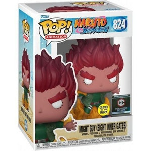 Funko POP! Animation: Naruto Shippuden - Might Guy (Eight Inner Gates) (Chalice Collectibles Exclusive) (GITD) #824 - Sweets and Geeks