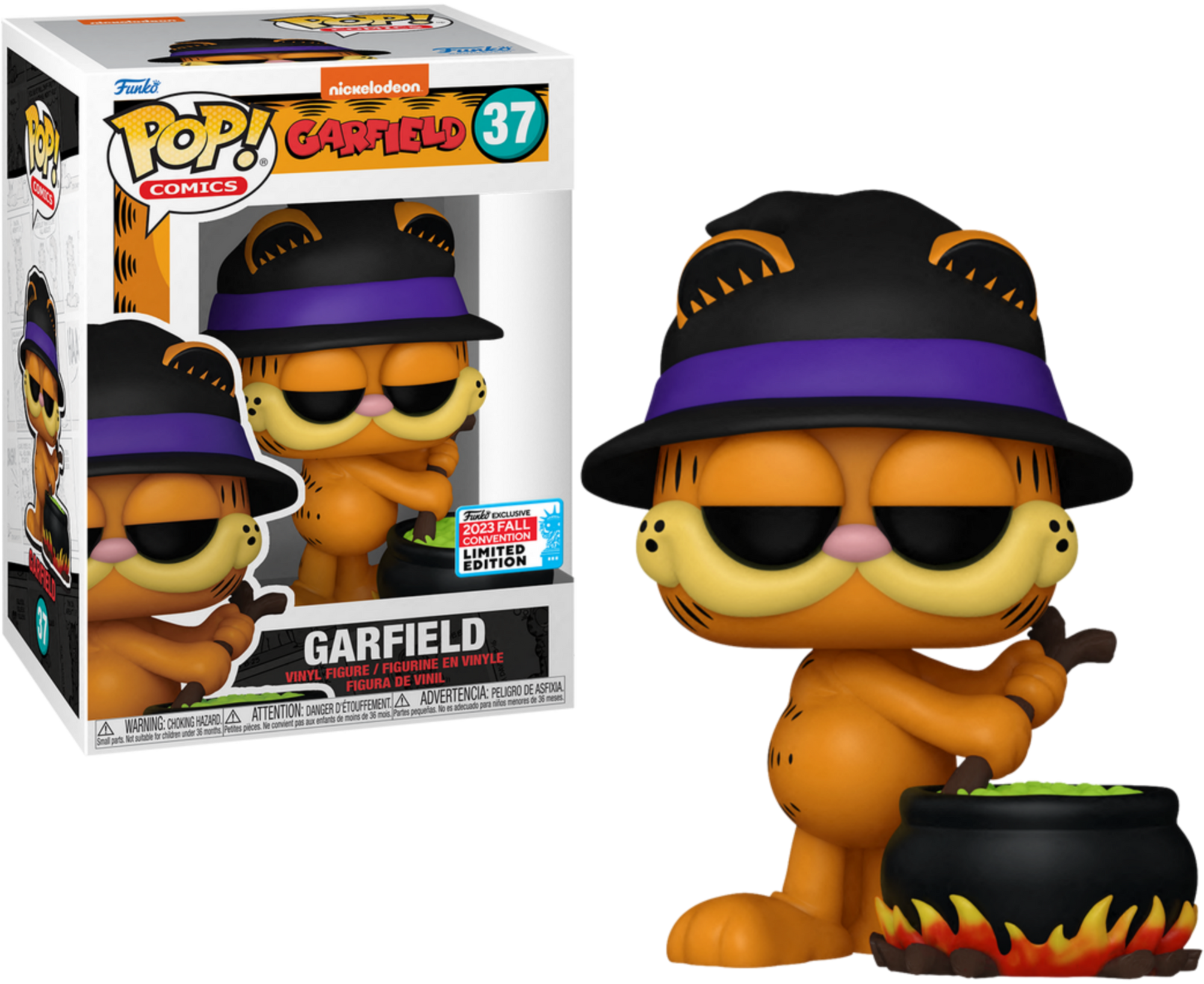 Funko Pop! Comics: Garfield - Garfield (with Cauldron) (2023 Fall Conv ...