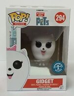 Funko Pop! Movies: The Secret Life of Pets - Gidget (Flocked) (Underground Toys) #294 - Sweets and Geeks