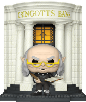 Funko Pop! Deluxe: Gringotts Head Goblin with Gringotts' Bank Harry Potter - #138 - Sweets and Geeks