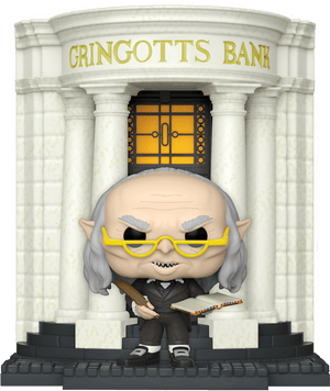 Funko Pop! Deluxe: Gringotts Head Goblin with Gringotts' Bank Harry Potter - #138 - Sweets and Geeks
