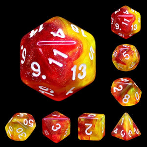 Volcano on Fire Dice Set - Sweets and Geeks