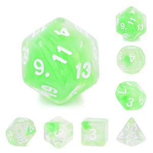 Summer Limes Dice Set - Sweets and Geeks