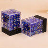 Nocturnal Sapphire Pearl 12mm Dice Set