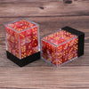 Cherry Ice Pearl 12mm Dice Set