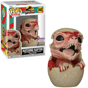 Funko Pop! Movies: Jurassic Park - Hatching Raptor #1442 (2023 Summer Convention) - Sweets and Geeks