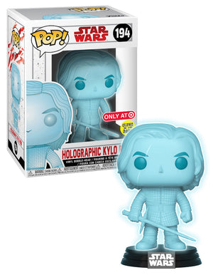 Funko Pop! Star Wars - Holographic Kylo Ren #194 (Glow in the Dark) (Target Exclusive) - Sweets and Geeks