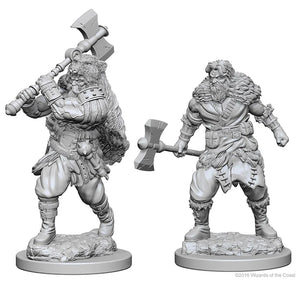 Dungeons & Dragons Nolzur's Marvelous Unpainted Miniatures: W01 Human Male Barbarian - Sweets and Geeks