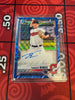 Tanner Bibee 2021 Topps Bowman Chrome Rookie Blue Wave 1st Auto /150