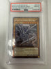 2025 Yu-Gi-Oh! Ra04-Quarter Century Stampede 1st Edition-7th TCG Artwork-Platinum Secret Rare Blue Eyes White Dragon (Graded PSA 10)