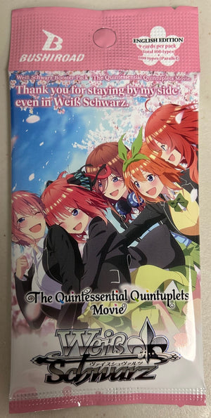 The Quintessential Quintuplets Movie Booster Pack - Sweets and Geeks