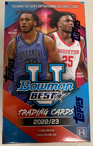 2022/23 Bowman University's Best Basketball Mini Box - Sweets and Geeks