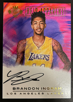 2016-17 Court Kings Heir Apparent Autographs #1 Brandon Ingram - Sweets and Geeks