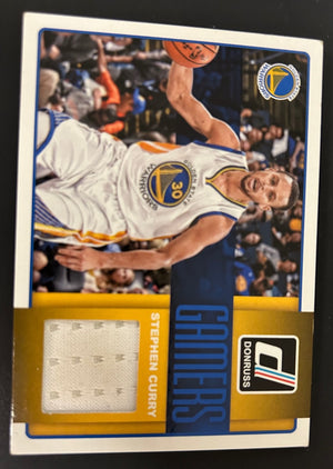 2014-15 Donruss Gamers Jerseys #40 Stephen Curry - Sweets and Geeks