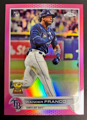 2022 Topps Chrome Pink Refractors #35 Wander Franco - Sweets and Geeks