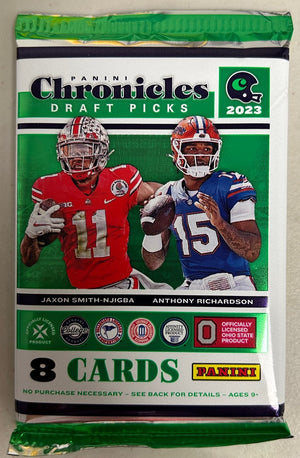 2023 Panini Chronicles Draft Picks Collegiate Football Hobby Pack - Sweets and Geeks