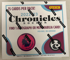 2022/23 Panini Chronicles Soccer Mini Box - Sweets and Geeks