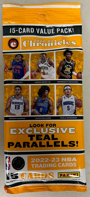 2022/23 Panini Chronicles Basketball Fat Pack - Sweets and Geeks