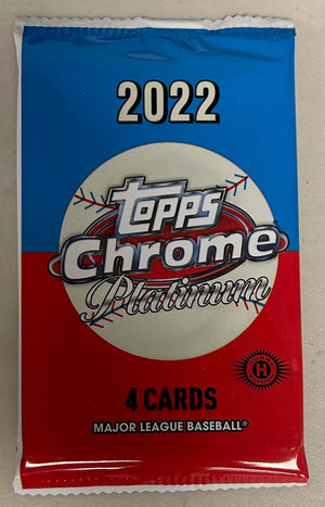 2022 Topps Chrome Platinum Anniversary Baseball Lite Hobby Pack - Sweets and Geeks