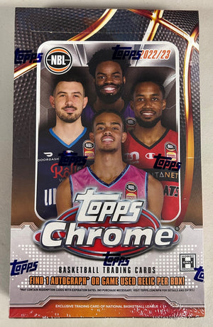 2022/23 Topps NBL Chrome Basketball Hobby Box - Sweets and Geeks