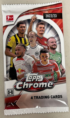 2022/23 Topps Bundesliga Chrome Soccer Hobby Pack - Sweets and Geeks