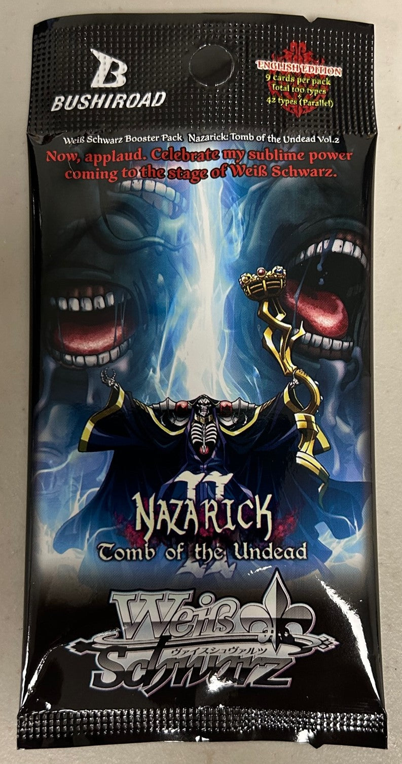 nazarick tomb of the undead booster box Nazarick: Tomb of the Undead Vol. 2 Booster Pack – Sweets and Geeks