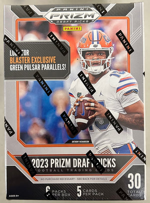 2023 Panini Prizm Draft Picks Collegiate Football Blaster Box - Sweets and Geeks