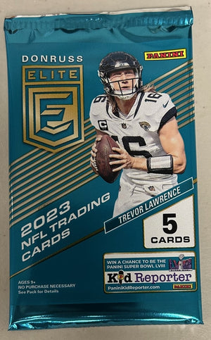 2023 Panini Donruss Elite Football Hobby Pack - Sweets and Geeks