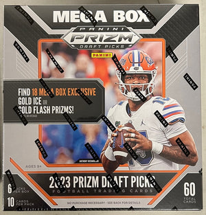 2023 Panini Prizm Draft Picks Collegiate Football Mega Box - Sweets and Geeks