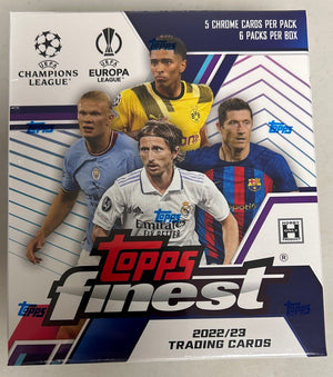 2022/23 Topps UEFA Finest Club Competitions Soccer Mini Box - Sweets and Geeks