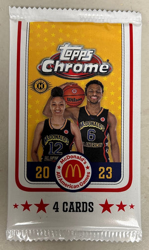 2023 Topps: McDonald's All-American Chrome Basketball Hobby Pack - Sweets and Geeks