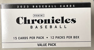 2023 Panini Chronicles Baseball Fat Pack Box - Sweets and Geeks