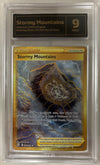 Stormy Mountains (Secret) - SWSH07: Evolving Skies # 232/203 (Graded TCG 9)
