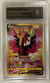 Galarian Moltres V (Secret) - SWSH09: Brilliant Stars # 183/172 (Graded TCG 9)