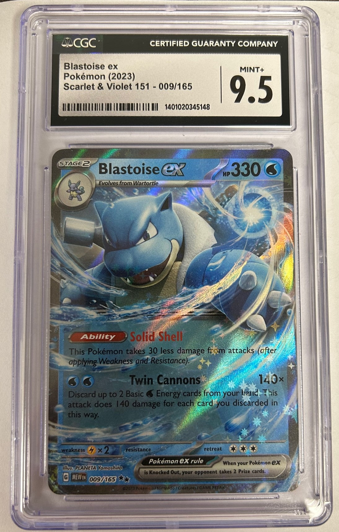 blastoise graded card Blastoise ex