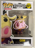 AUTOGRAPHED by Charlie Adler - Funko Pop! Animation: Cartoon Network - Cow (OC Celebrity Marketing Cert) #1071