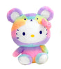 Hello Kitty Rainbow Sherbet 17.5" Plush - Bear and Cat