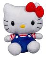 Hello Kitty 6" Plush w/Overall Outfit