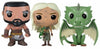 Funko Pop Television: Game of Thrones - Khal, Khaleesi, Rhaegal - Sweets and Geeks