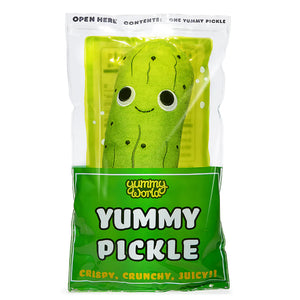Yummy World Crunchy 10" Pickle in Bag Plush - Sweets and Geeks
