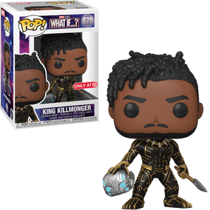 FUNKO POP MARVEL WHAT IF KING KILLMONGER #879 - Sweets and Geeks