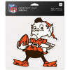 Cleveland Browns Mascot Perfect Cut Decal 8"x8"
